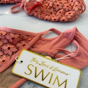 For Love And Lemons Peach Women’s BikiniSet